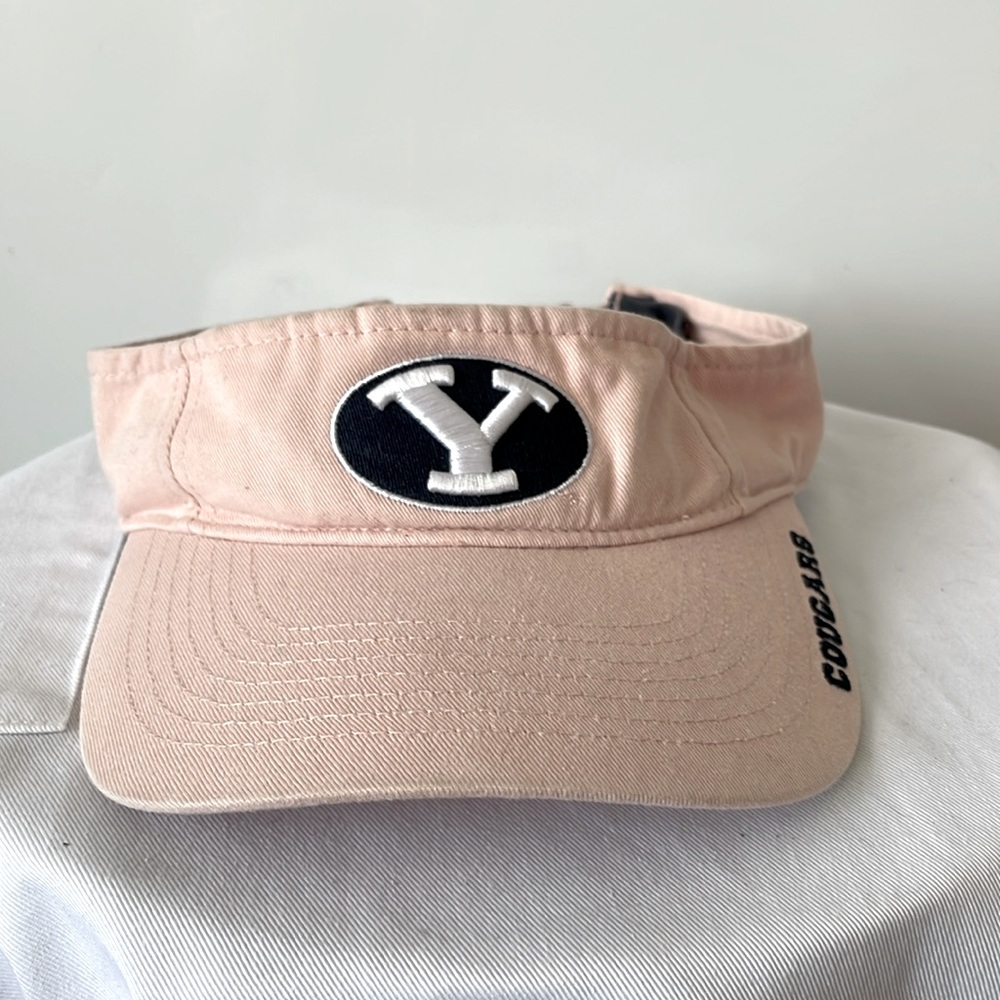 Brigham Young University BYU Cougars Visor Hat pink